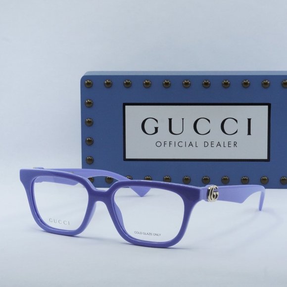 FINAL PRICE NEW GUCCI GG1536O 008 VIOLET EYEGLASSES